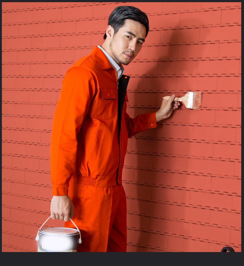 工作服套裝模特展示13